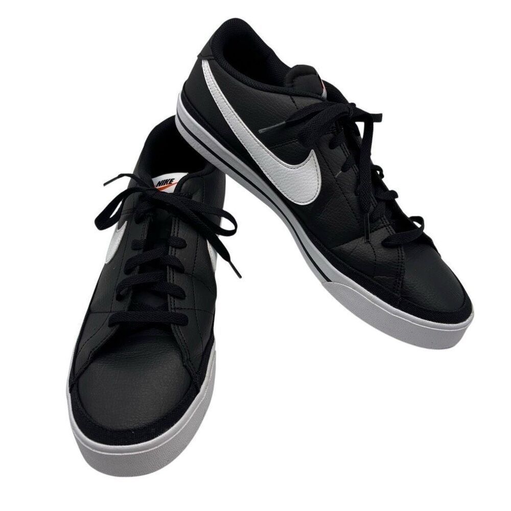 Nike Court Vision Low‎ Next Nature Men's Shoes Black/White Size 13